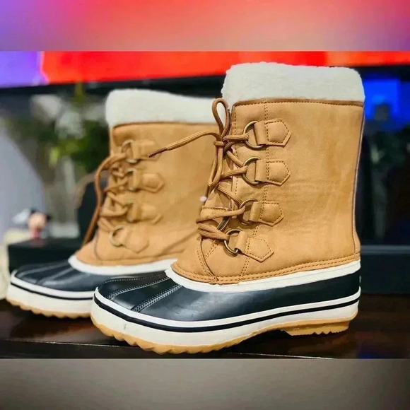 Portland Boot Company Women's Emmett 9" Fleece Cuff Duck Boot size 9 - Picture 11 of 12